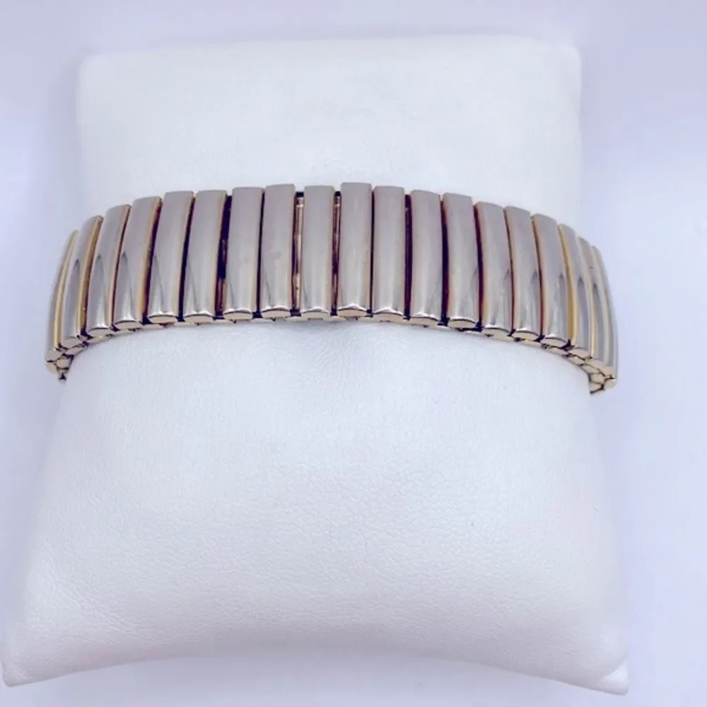 Working! Ladies Timeatron Rectangular Face Stretch Band Minimalist Watch